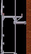 Gitterträger werden in der Regel in 4 m Höhe eingebaut.