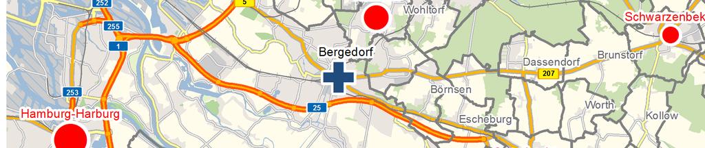 der Stadt Hamburg 2005 jeweils ein Bezirkszentrum (Bergedorf) und ein Stadtteilzentrum