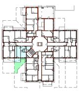 Wohnfläche 57,57 m² Loggia 5,85 m² Gesamt 63,42