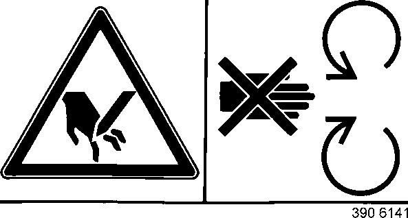 verbliebenen Restgefahren hinweisen. 2.2 Bedeutung der Warnbildzeichen Machen Sie sich bitte mit der Bedeutung der Warnbildzeichen vertraut.