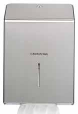 8972 KLEENEX Toilet Tissue Einzelblattsystem Edelstahlspender für Handreiniger, Art. Nr.