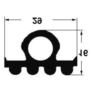 Auflagegummi Qualität: EPDM,