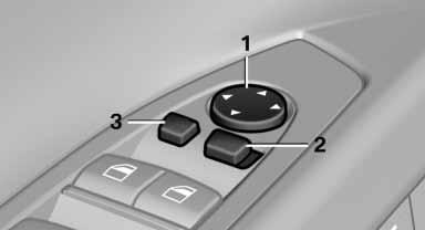 Einstellen Komfortfunktion 1. Fahrertür öffnen. 2. Zündung ausschalten. 3. Gewünschte Taste 1 oder 2 kurz drücken. Die entsprechende Sitzeinstellung wird automatisch vorgenommen.