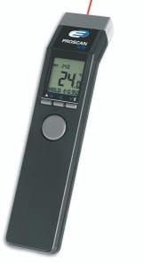 Infrarot-Thermometer mit Laservisier Infrared thermometer with laser sighting ProScan 510 Einsatzprofil Höchste Präzision und ergonomisches Design zeichnen dieses Instrument aus.
