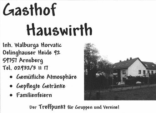 Hauptgeschäft: Hönnetalstraße 62 Arnsberg-Holzen Tel.