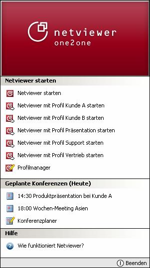 Benutzerhandbuch Netviewer one2one 1. Verbindungsaufbau 1.1. Berater Legen Sie bitte das Beraterprogramm (NV_o2o_Berater_DE.