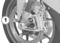 4 52 Druckstufendämpfung am Vorderrad einstellen Druckstufen-Grundeinstellung vorn Position 5 (normale Einstellung mit Fahrer 85 kg)