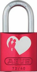 Love Locks 72/40 Absicherung von mittleren Werten / Gegenständen oder bei durchschnittlichem Diebstahlrisiko Zum Schutz von z.b. Türen, Toren, Schränken, Spinden, Werkzeugkisten, Kellerfenstern, Schuppen, Schaltanlagen, etc.