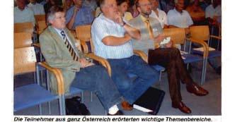 Oktober 2007 führte Mag. Muth. Bundesinnungsmeister Auer und Landesinnungsmeister Wegschaider konnten 100 Mitgliedsbetriebe begrüßen.