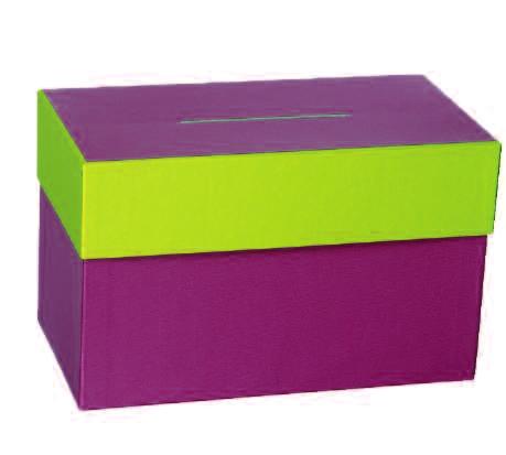 340 350 005 / VE SAMMELBOX MIT SCHLEIFE Collection box Boîte urne