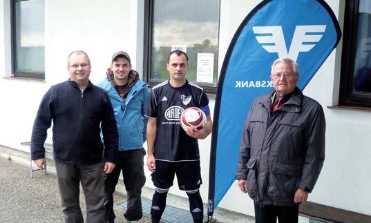 SPONSORING FIRMENPORTRÄT Unterstützung für regionale Fußballklubs Die Förderung regionaler Sportvereine stellt ein wichtiges Anliegen für die Volksbank Alpenvorland dar.