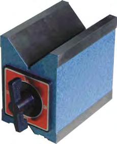 Messtische, Stative, Schraubstöcke, Parallelunterlagen Granite plates, dial stands, bench vices, parallel supports Magnet-Mess- und Spannprisma klein Magnetic V-block small Magnet ein- und