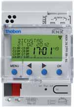 Haus- und Gebäudeautomation KX, Digitale Zeitschaltuhren TR 648 top2 RC KX TR 648 top2 RC-DCF KX Beschreibung Gemeinsame Funktionen - Digitale Zeitschaltuhr mit Jahres- und Astro- Programm - 8 Kanäle