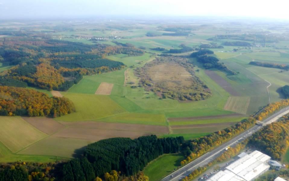 NSG-Album Mürmes - 3 - Luftbildaufnahme mit Blick von Norden.