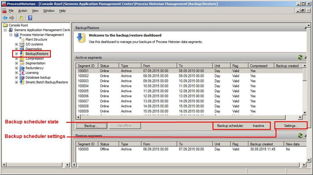 2 Verwalten des Speicherbedarfs der PH-Datenbank über