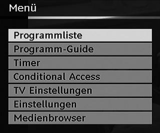 Programme Options In EPG menu, press the OK button to enter the Programme Options menu. Mit dieser Option können Sie zum gewählten Kanal umschalten.