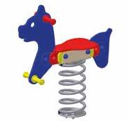 Federspielgeräte Pony KS4381.00 Dog KS4383.00 * Federwippe für 1 Kind * aus Kunststoff * inkl.