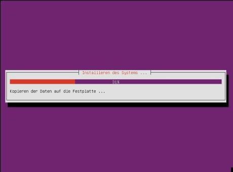 Ubuntu - Installation Je nach Rechner,