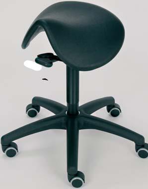 19 Gesundheit : 3570 / 3580 Die besondere Form des Sattelsitzes sorgt für eine gesunde Sitzposition. Durch die in alle Richtungen bewegliche Sitzmechanik macht der Hocker jede Körperbewegung mit.