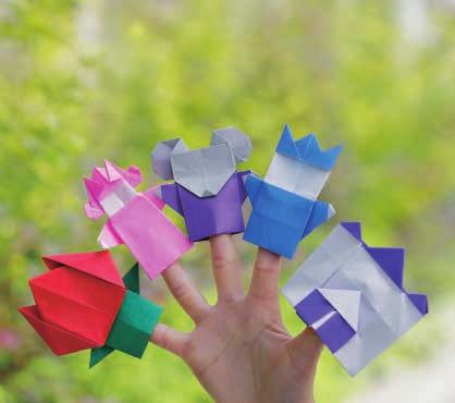 INHALT Fingerpuppen Origami MUNEJI FUCHIMOTO 2 Rotkäppchen 4 Die drei kleinen Schweinchen 6 Die kleine Meerjungfrau 8 Der Wolf und die sieben Geißlein