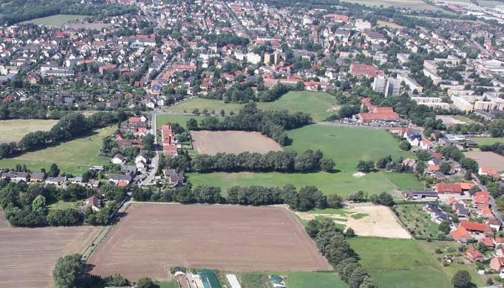 Südlich Dorfstraße: Entwicklung von 43 WE Wreschener Allee FNP-Reserve Edeka?