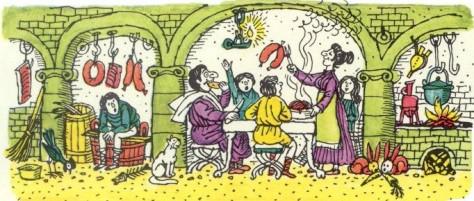 Guten Appetit! Bei den Römern war das WC meistens in der Küche Falsch, die Römer kannten kein WC!