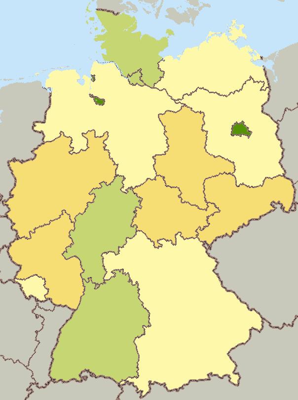 se auf Basis der Krankenhäuser Bundesland Gesamt Auffällig Abweichung vom Bundesdurchschnitt Gesamt Auffällig Abweichung vom Bundesdurchschnitt Baden-Württemberg 112 33 29,46 0,88 115 40 34,78 0,86