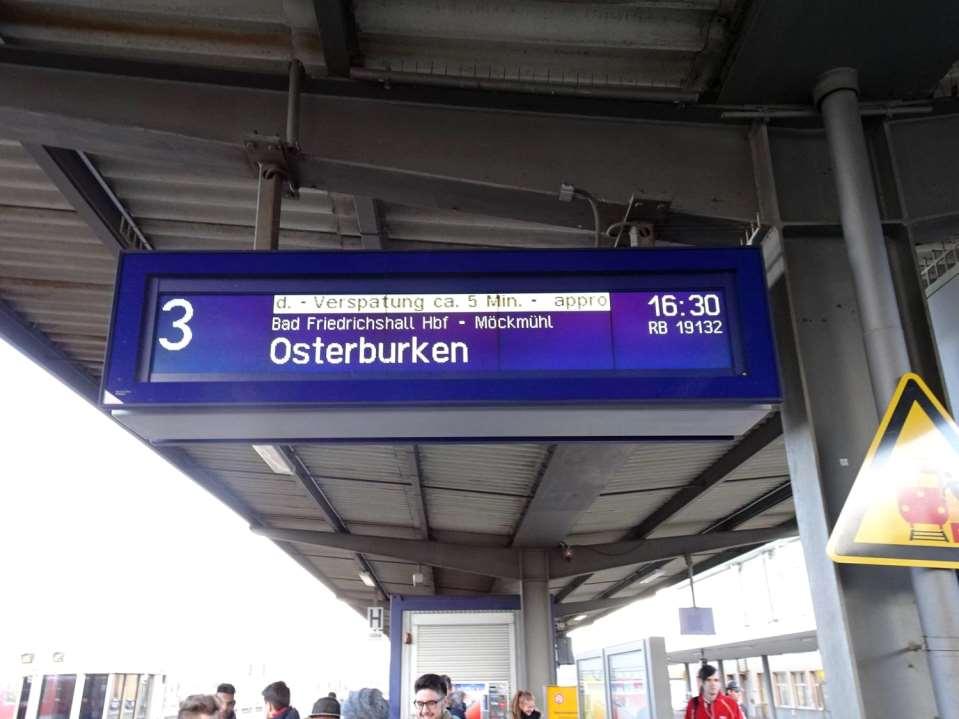 Heilbronn Hauptbahnhof Wenn der Zug aus Stuttgart mehr als 5 min Verspätung hat