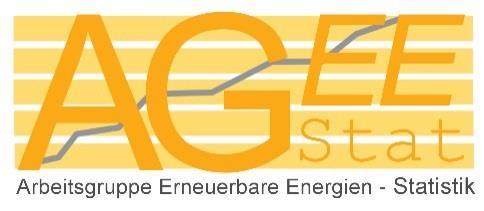Die Arbeitsgruppe Erneuerbare Energien-Statistik (AGEE-Stat) Die Arbeitsgruppe Erneuerbare Energien-Statistik (AGEE-Stat) ist ein unabhängiges Fachgremium und wurde im Jahr 24 vom