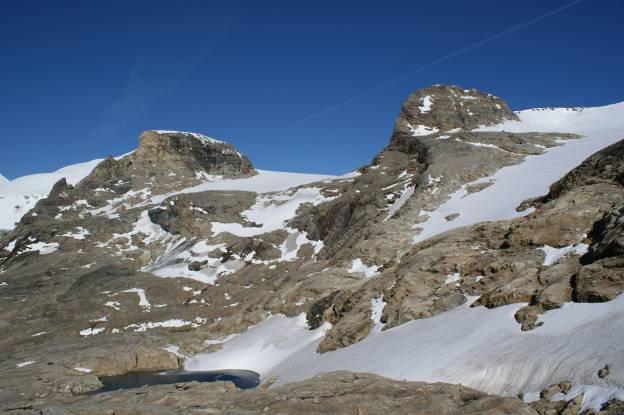 Oberwalderhütte (F7, 2972 m) nach W zum