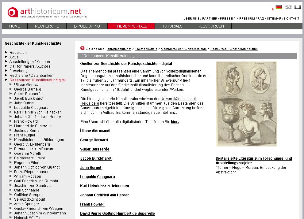 Vernetzung: arthistoricum.net Dr.