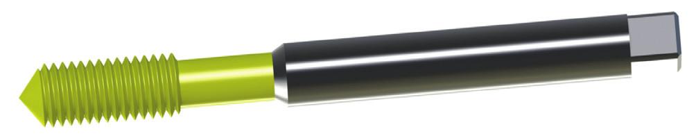 GEWINDEFORMER NV 8 2960 DIN 2174 Gewindeformer mit Schmiernuten für metrisches ISO-Gewinde (DIN 13) Ausführung: Material: Oberfläche: Form: geeignet für: Gewindeformer für Rechtsgewinde, geeignet für