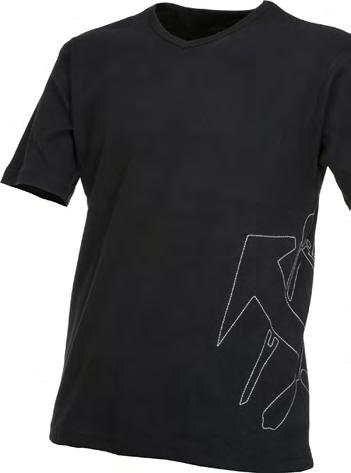 52992 PEER rot Dachdecker-Ripp-Shirt mit V-Ausschnitt gesticktes Dachdecker-Zunftlogo formbeständig