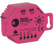 Anstelle der Tasterschnittstelle kann auch der Nebenstelleneingang T des Omnio Schaltaktors UPS230/10 verwendet werden.