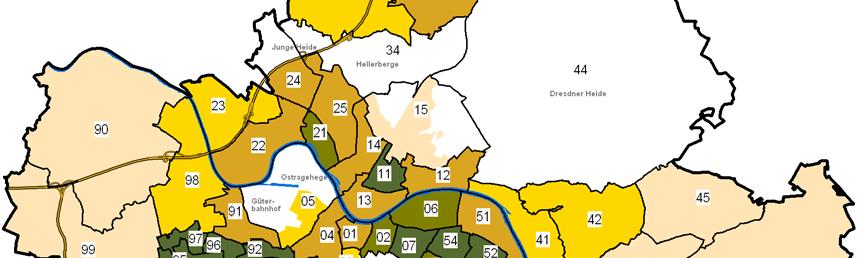 074 ( 72) Dresden insgesamt: 1 564 Einwohner/km² 1.3.