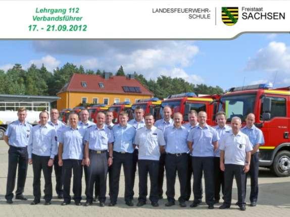 Landesfeuerwehrschule 2012 einzige Platzzuteilung 2012 über die BF Bautzen für O. St.