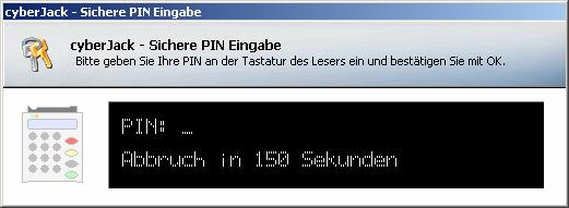 Es erfolgt die Prüfung der Signatur wie auf Seite 12 beschrieben. Bestätigen Sie wieder mit OK. Danach erscheint die Signaturanwendung.