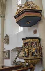 Erst nach 1907 wurde die Hl. Katharina (2. V. 16. Jh.) eingefügt. Chor Bernhard von Clairvaux (M. 18. Jh.) erscheint mit den Marterwerkzeugen, Symbol seines Kreuzzugaufrufs.