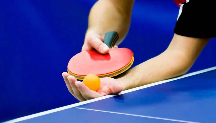 TISCHTENNIS für Alt und Jung Montags von 20.00 22.00 Uhr Tischtennis ist der Freizeitsport Nr. 1; er wird von allen Altersstufen an den verschiedensten Orten gespielt.