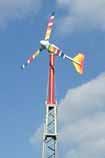 Beispiel 6 Windkraftanlagen werden als Masten erhoben, je nach Grösse (Durchmesser > 1.