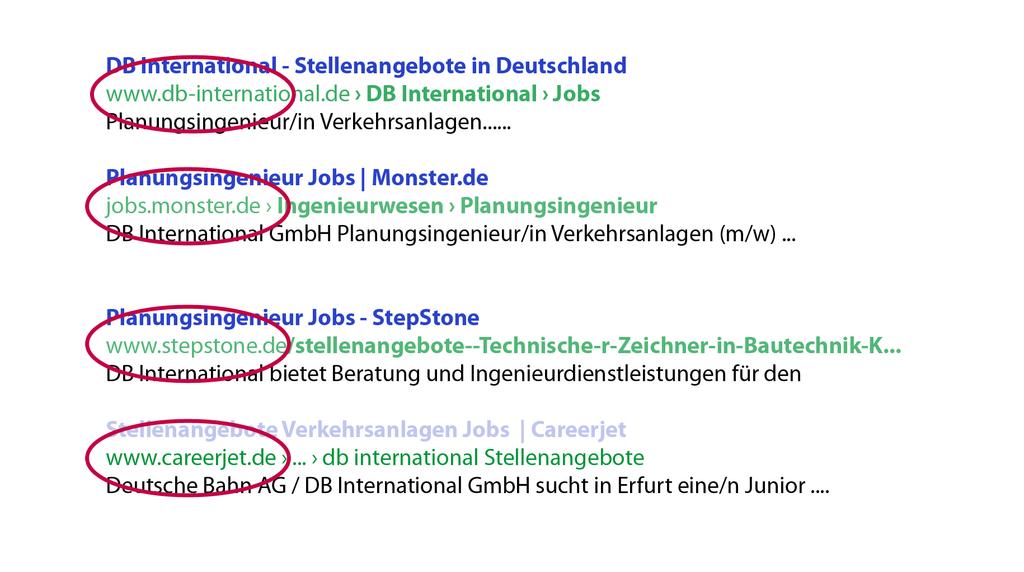 Zusätzlich zur Karriereseite von DB können Bewerber diese Stellenanzeigen auch auf der Jobbörse stepstone oder in der Job-Suchmaschine kimeta finden.