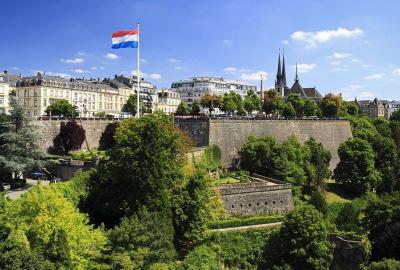 Einfahrt nach Luxemburg