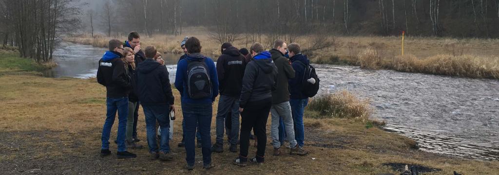 Teamtag Das Team des RT12 erforscht die Umgebung Freibergs auf unbekannten Wegen Am 27. Januar fand unser gemeinsamer Teamtag statt.