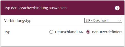 Bei Internationaler Präfix / Länderkennzahl ist standardmäßig der Eintrag mit 00/49 für Deutschland vorbelegt. 3.
