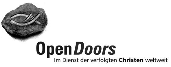 Open Doors Deutschland e.v. Postfach 1142 D-65761 Kelkheim : www.opendoors.