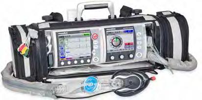 Tragesystem LIFE-BASE C14 Mit MEDUCORE Standard ohne integrierte Sauerstoffflasche LIFE-BASE 1 NG XL Perfekt kombiniert Beatmung, Defibrillation und Monitoring in einer kompakten Einheit.