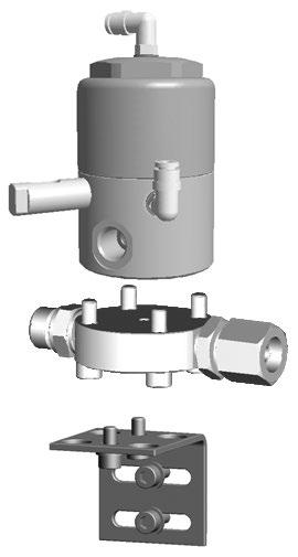 Packungsart Steuerluftdruck min. Materialanschluss Schaltfrequenz Trennmittel Zufuhr Art.-Nr. Materialventile Materialförderung bar mm bar Hz Farbventil HM 4mm/530bar kpl.