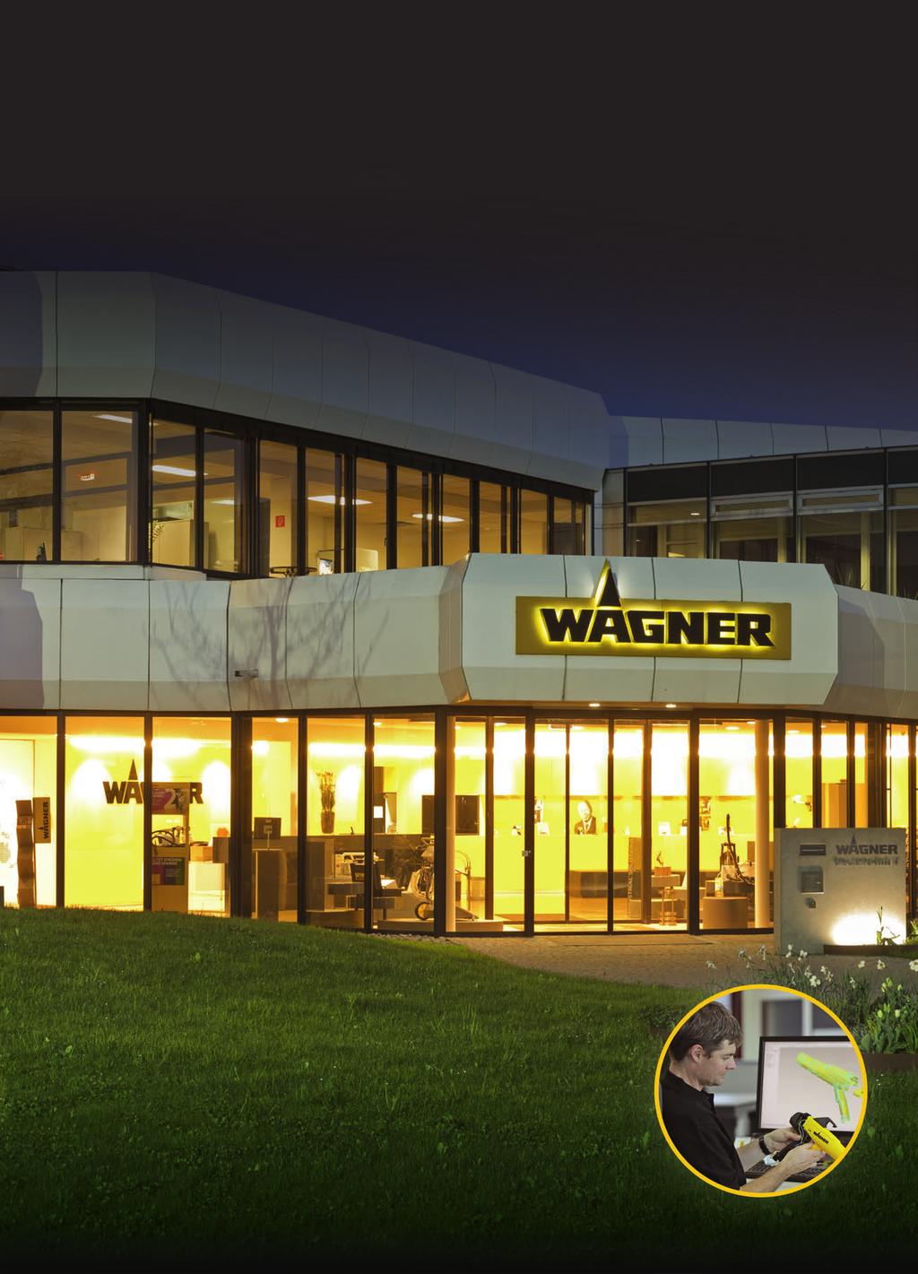 Wir stellen uns Herausforde rungen. WAGNER Industrial Solutions bietet Geräte, Anlagen und Systeme für alle Bereiche der industriellen Oberflächenbe schichtung.