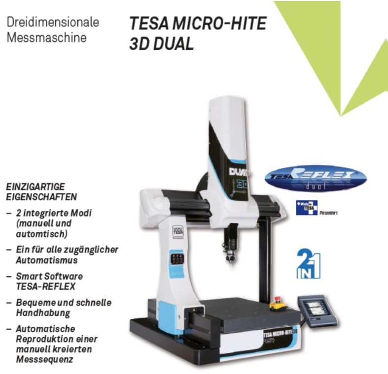 Auf besonderes Interesse stieß wieder einmal die Koordinatenmessmaschine Tesa Micro-Hite 3D DUAL.