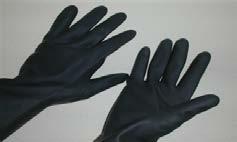 HANDSCHOEN MARIGOLD G17K. Zwarte natuurrubber handschoen, goed bestand tegen chemische stoffen. Comfortabel en goed tastgevoel, ondanks de zware kwaliteit. Lange manchet zorgt voor extra bescherming.